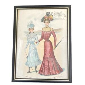 Mc Call Magazine Dress Fashion Ladies &Misses Promenade Toilettes 1900 Ephemera